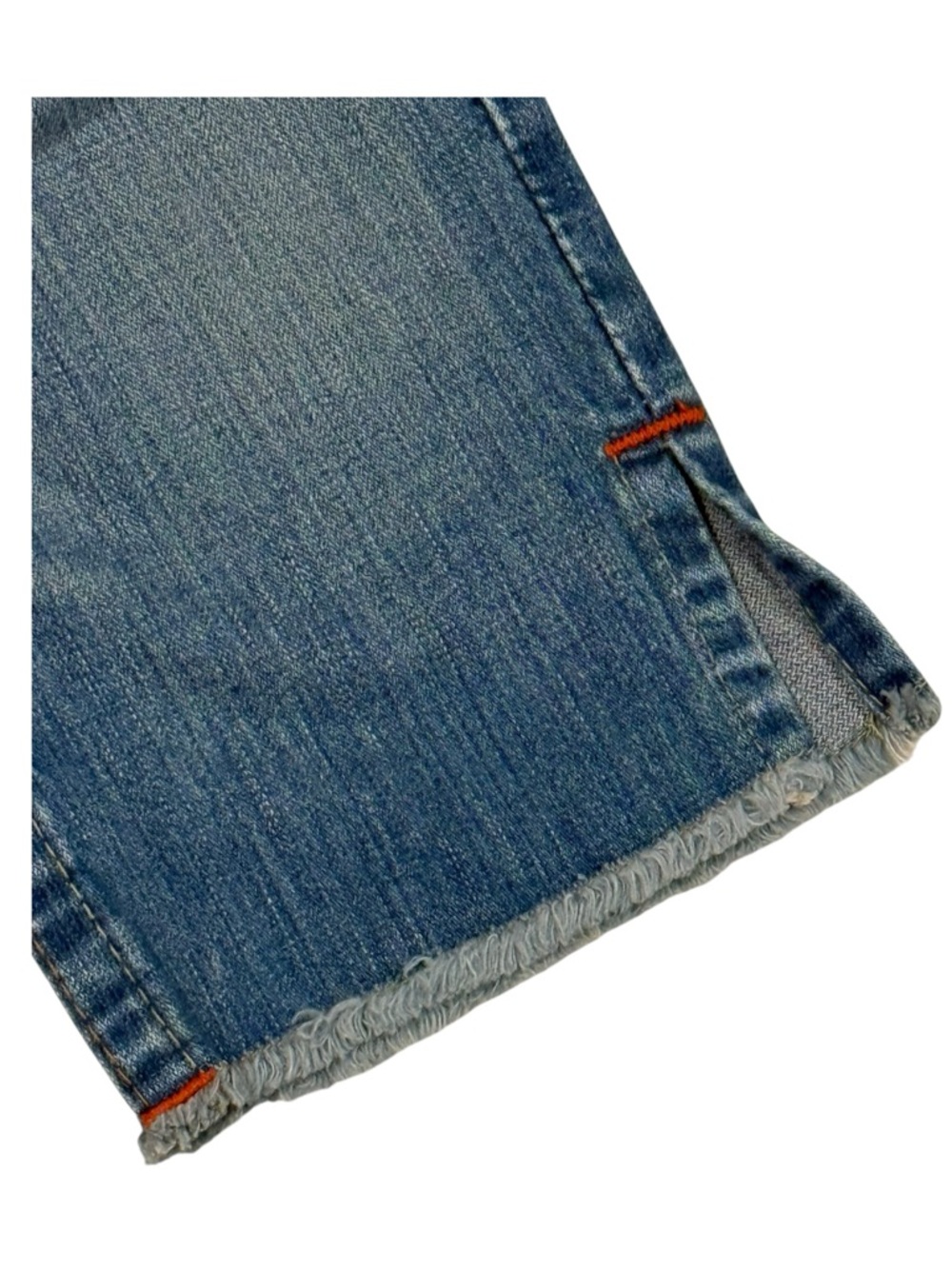 HTF: Y2K new True Religion ❉ Joey Vintage Beaded Cropped Jeans ❉ Saddle Back 25 - Picture 9 of 16